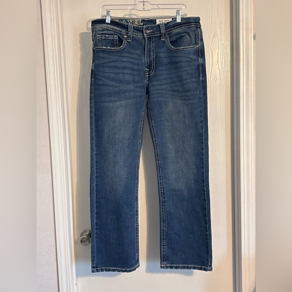 TK Axel | Blue Straight-Leg Jeans | Size 32x32